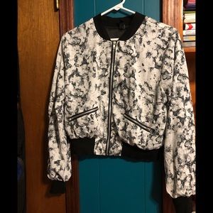 Printed Bomber Jacket
